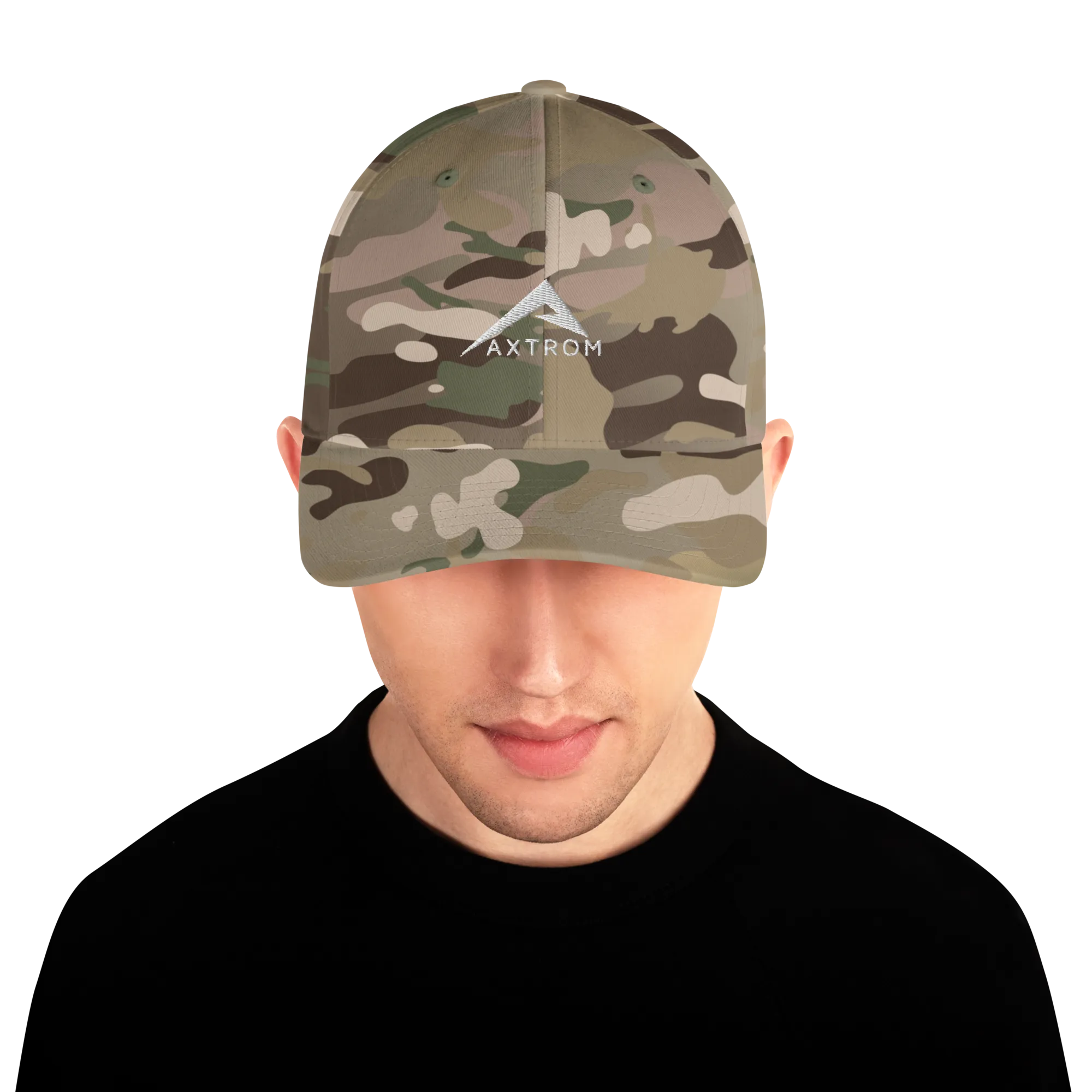 Flexfit Cap (White/Multicam Green)