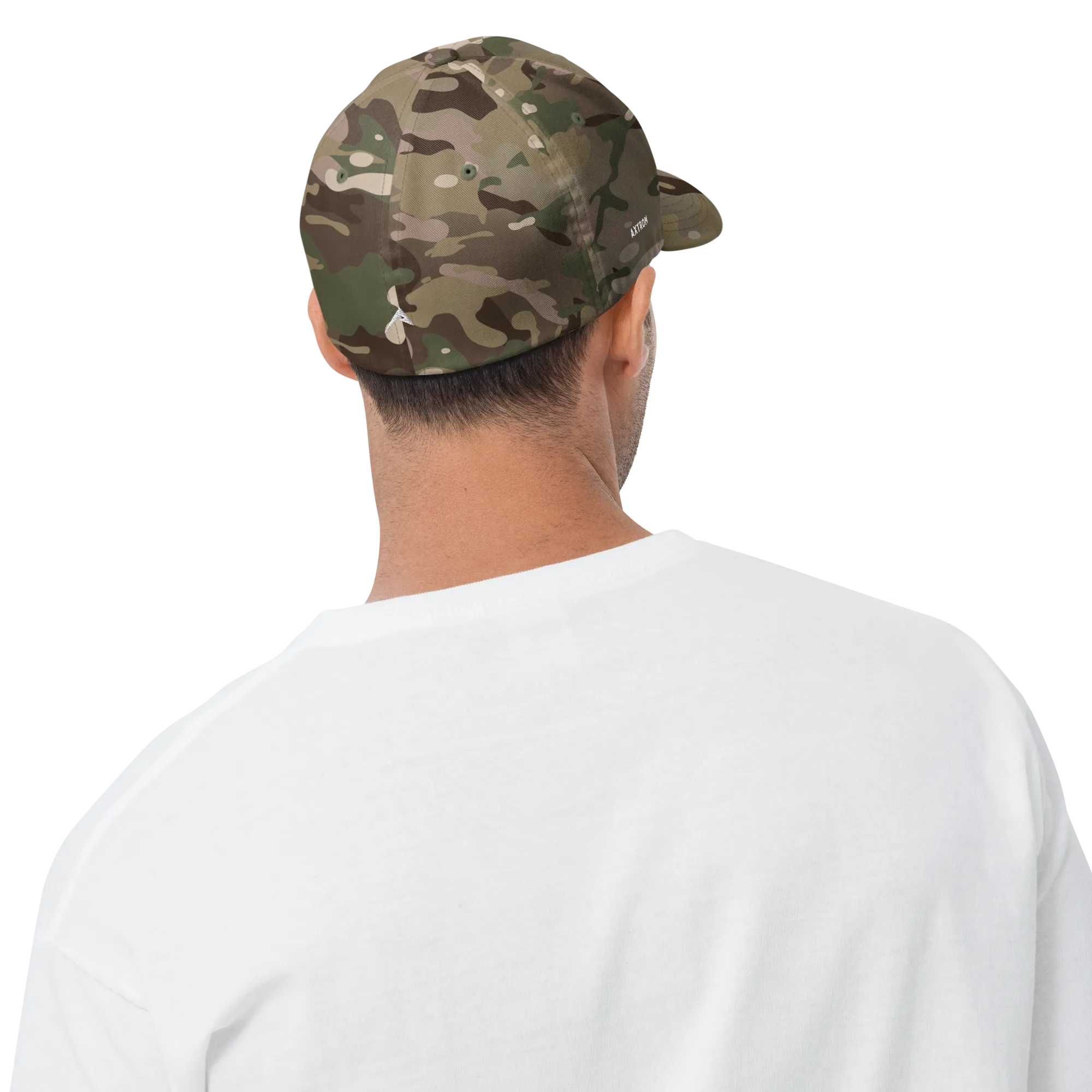 Flexfit Cap (White/Multicam Green)