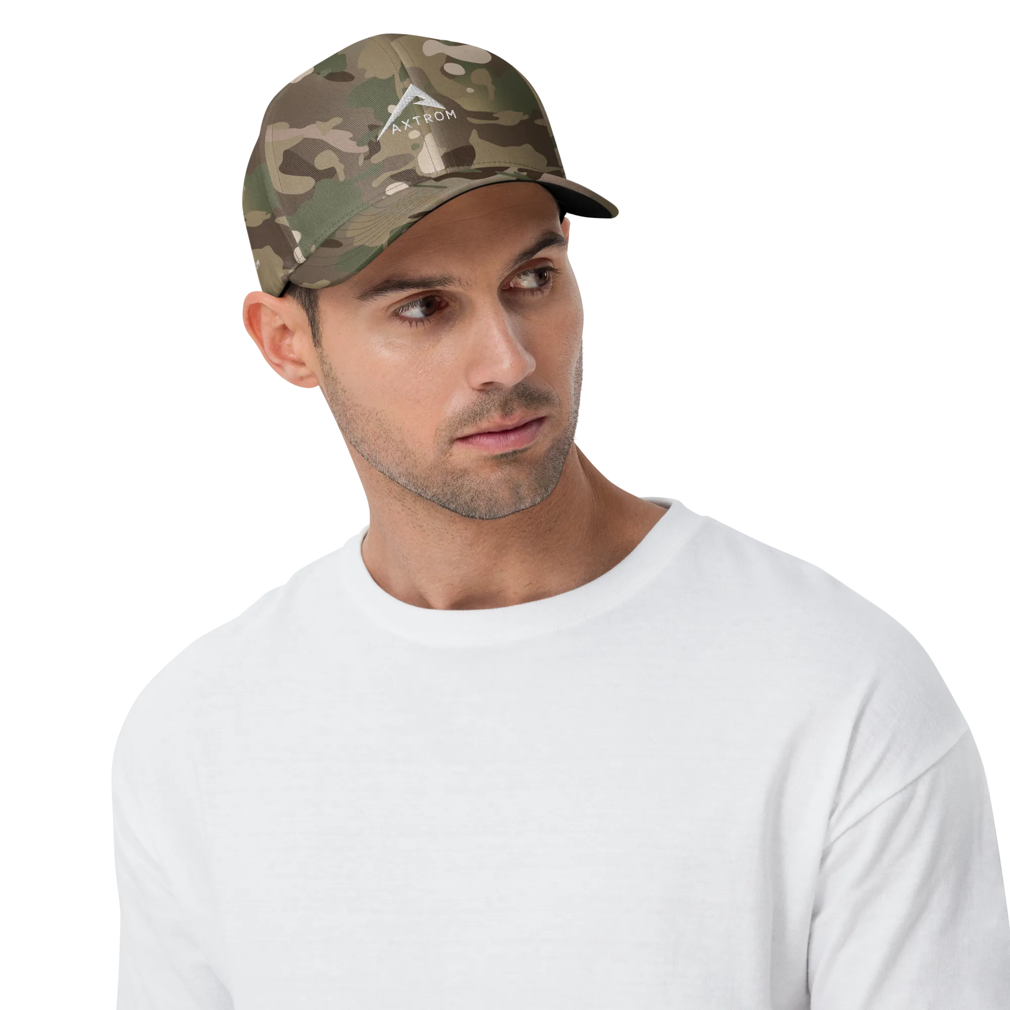 Flexfit Cap (White/Multicam Green)