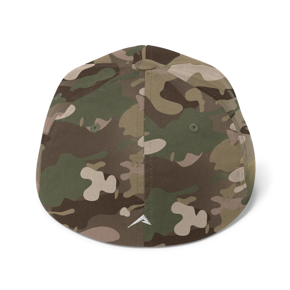 Flexfit Cap (White/Multicam Green)