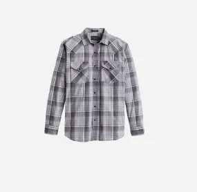 FRONTIER SHIRT - TAN/AEGEAN/GOLD PLAID