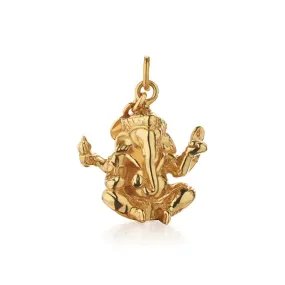 Ganesha Charm India Gold