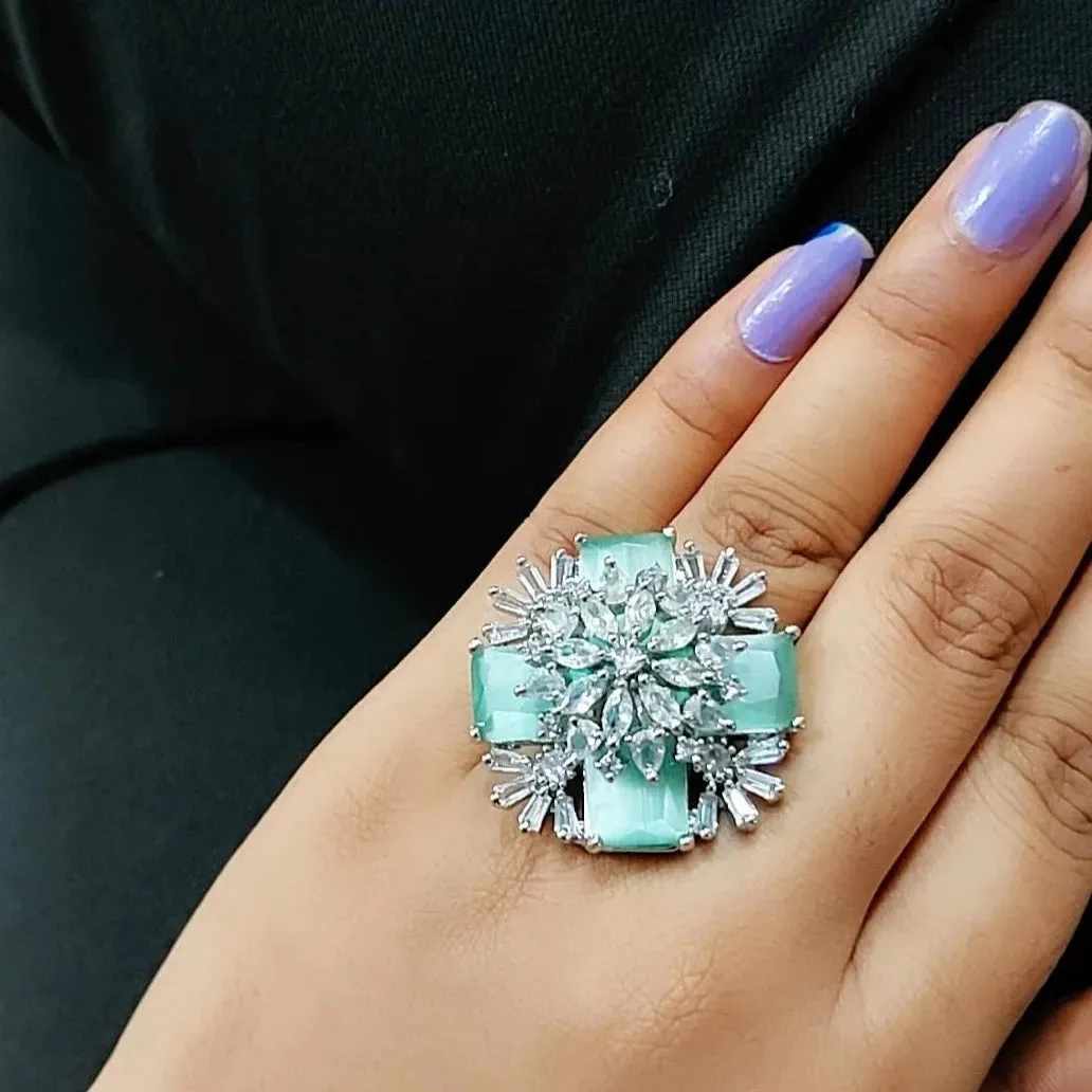 Hailey Cocktail Adjustable Ring