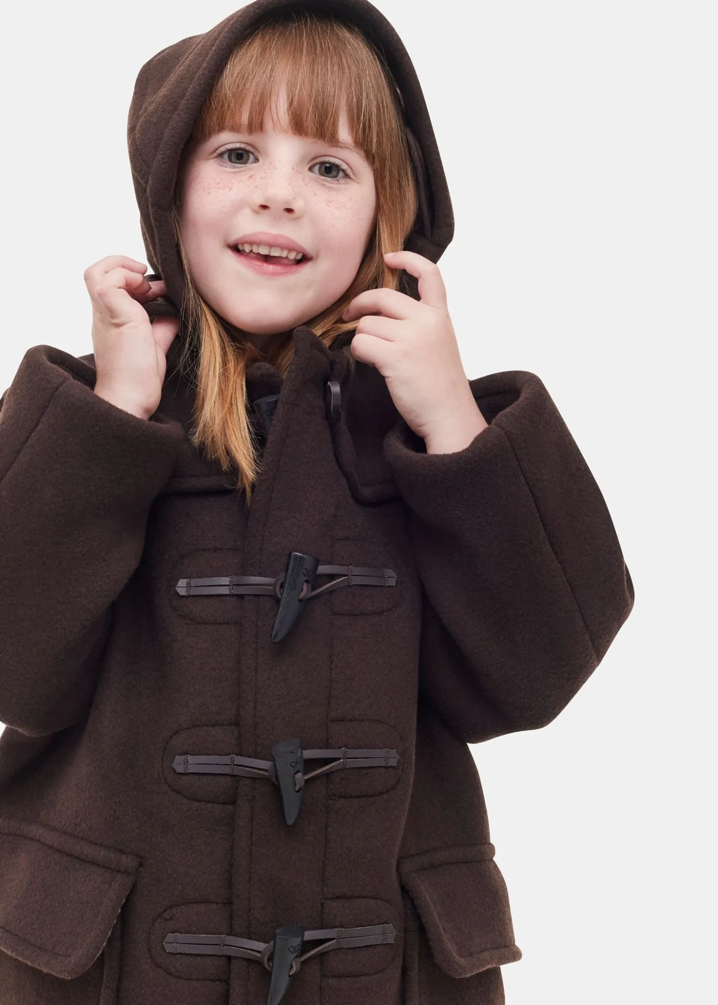 Kids Original Duffle Coat Brown