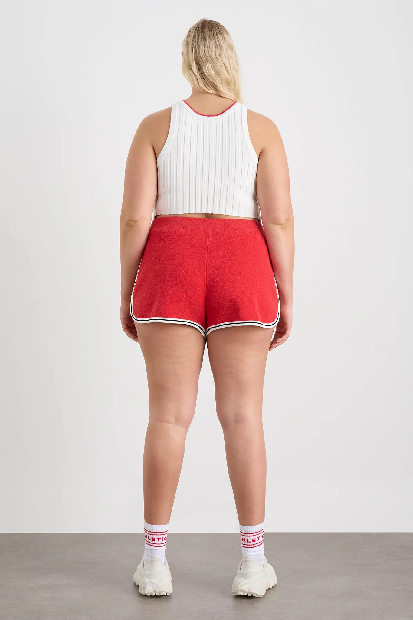 Knit Contrast Shorts 603