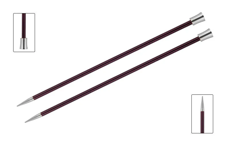 KNITPRO ZING SINGLE POINT KNITTING NEEDLES