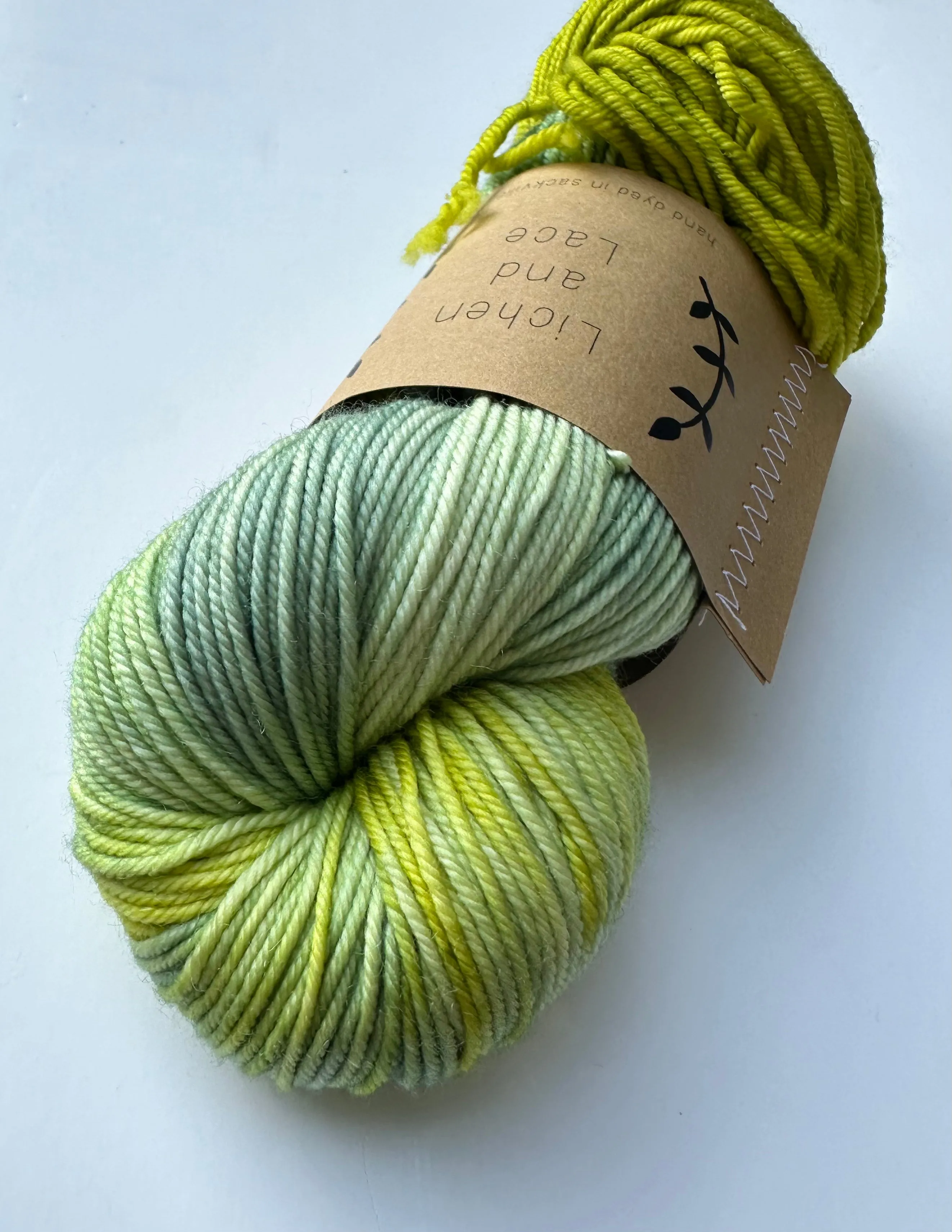 Lichen & Lace 4ply Superwash Merino Worsted