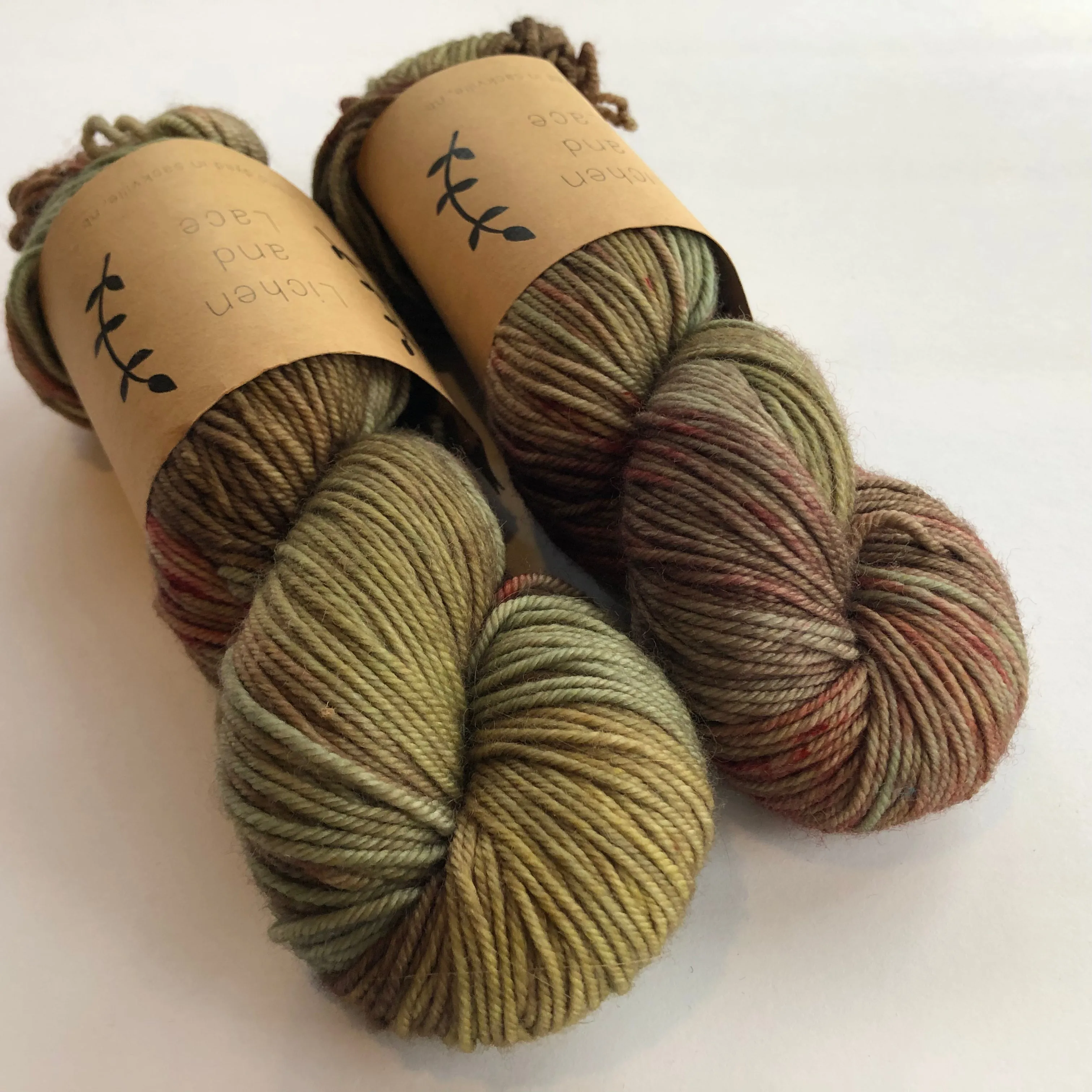 Lichen & Lace 4ply Superwash Merino Worsted