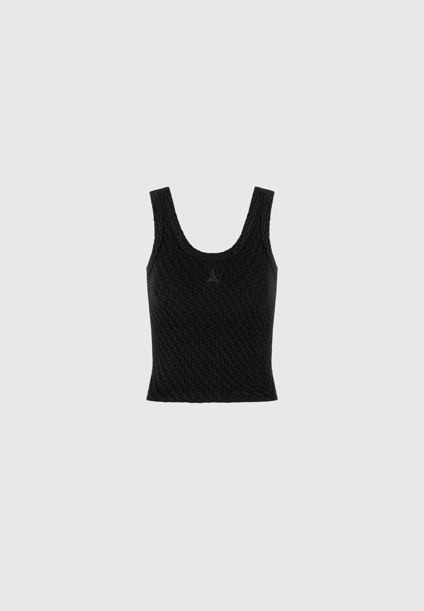 Limited Edition Eiffel Knitted Tank Top - Black