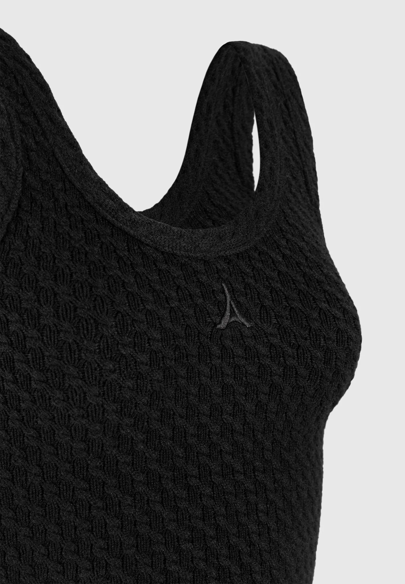 Limited Edition Eiffel Knitted Tank Top - Black