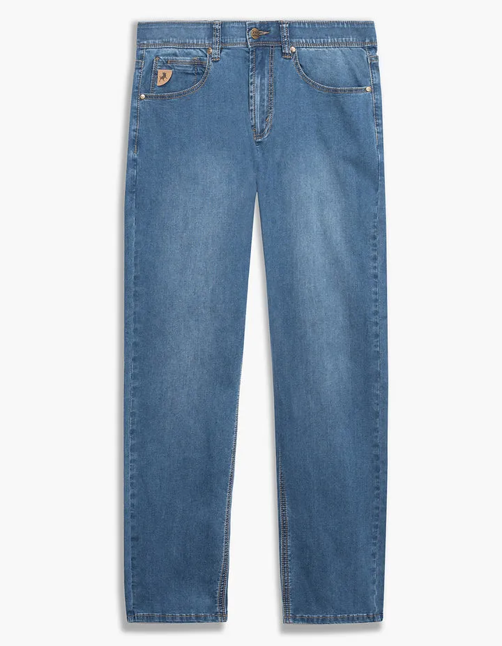 LOIS BRAD SLIM - 5 POCKET JEAN / SLIM LEG STONEWASH