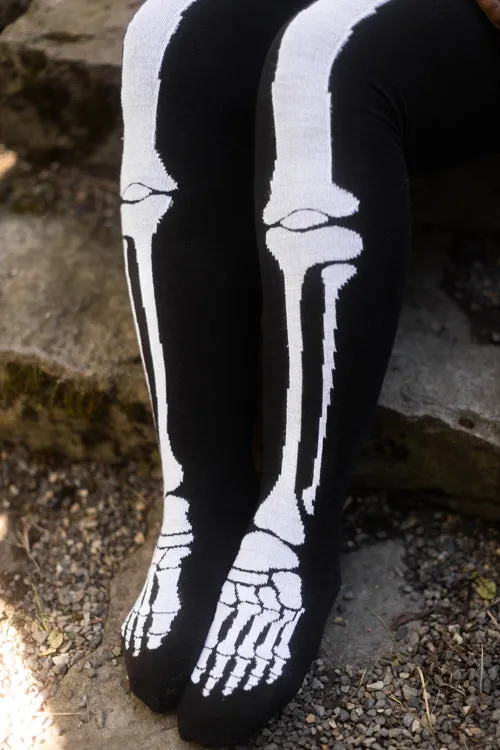 Longer Skeleton Thigh High