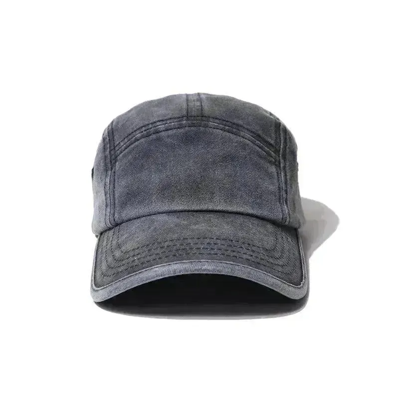 Men's And Women's Old Five-piece Baseball Caps Washed Retro