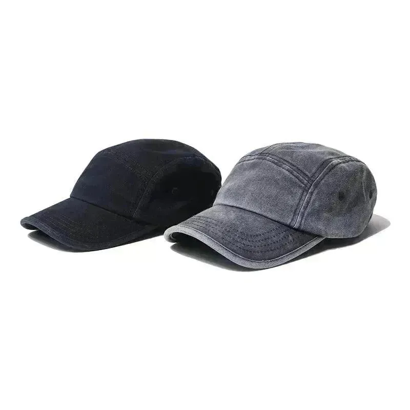 Men's And Women's Old Five-piece Baseball Caps Washed Retro