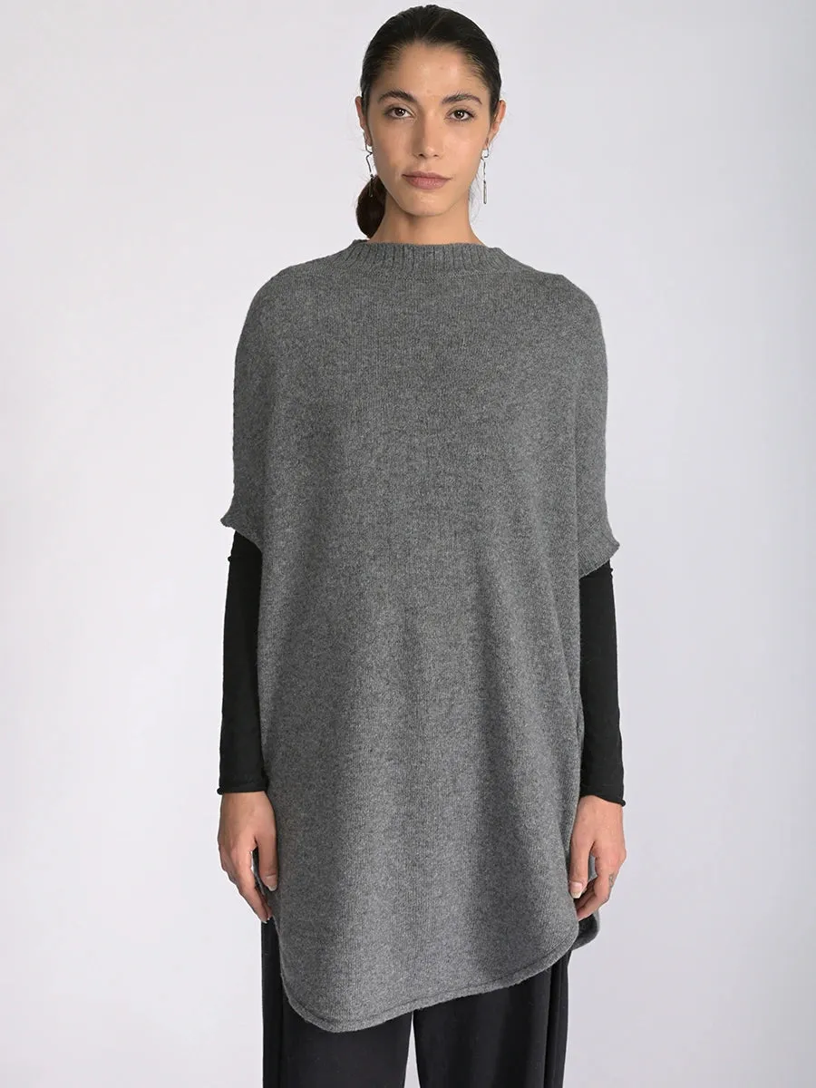 Merino Wool Blend Oval Shape Knitted Dress