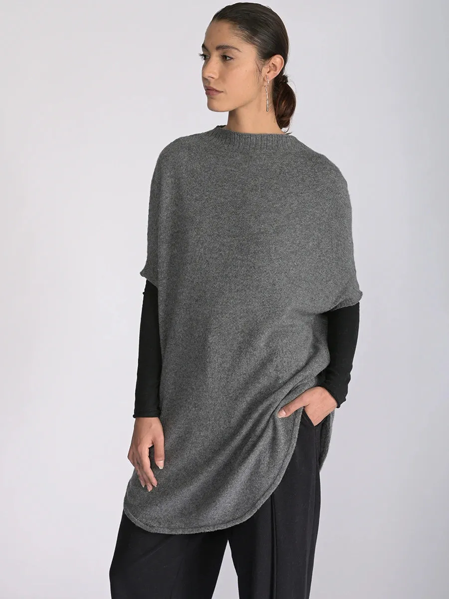 Merino Wool Blend Oval Shape Knitted Dress