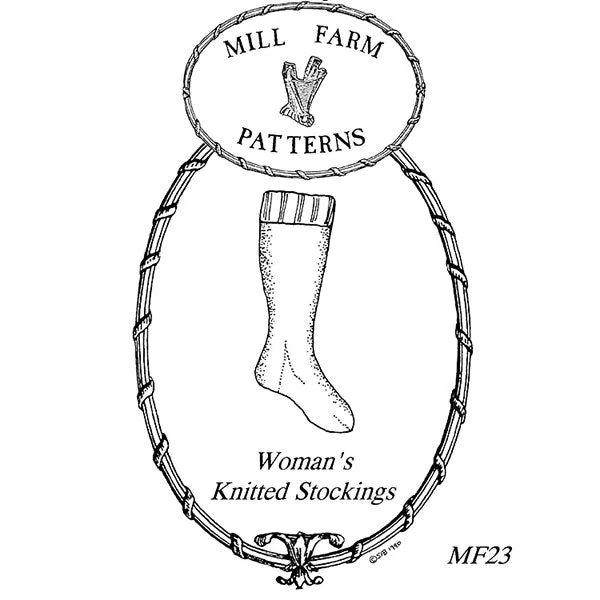 Mill Farm Woman's Knitted Stocking Pattern