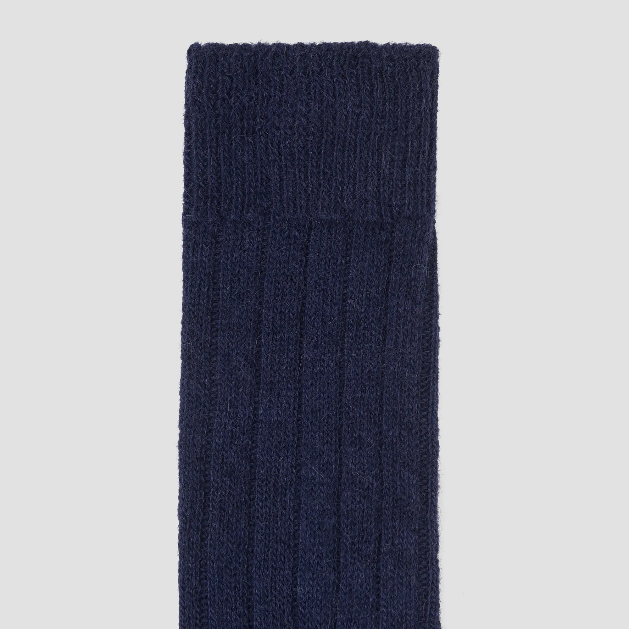 Navy Alpaca Socks