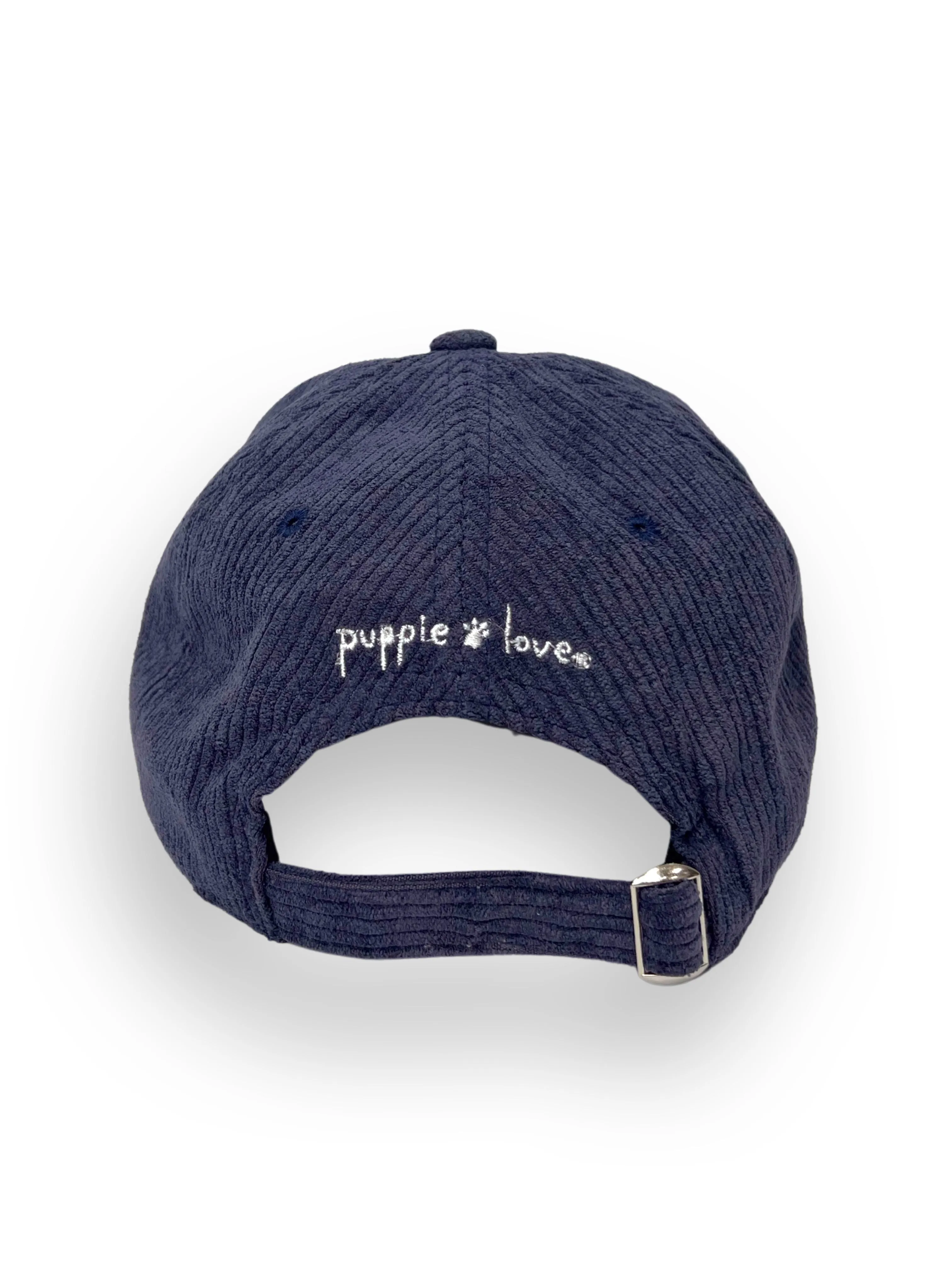 NAVY CORDUROY HAT