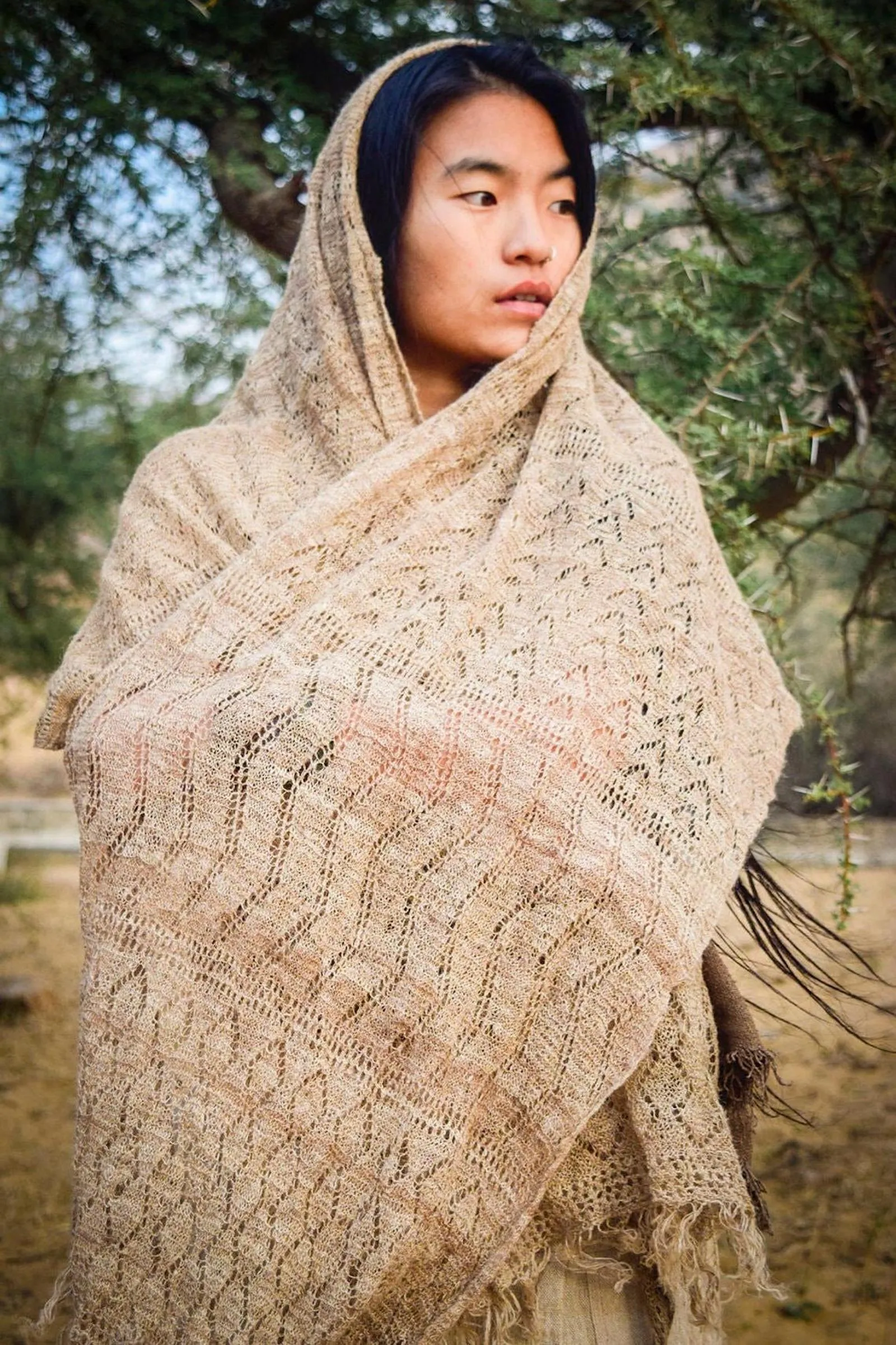 Nettle Shawl ~>> From Wild Himalayan Nettle <<~