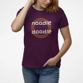 NOODLE DOODLE PRINTED TSHIRT- POTENT PURPLE