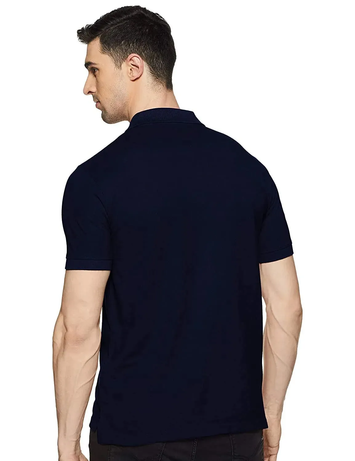 ONN Men's Cotton Polo T-Shirt (Pack of 2) in Solid Camel-Nave Blue colours