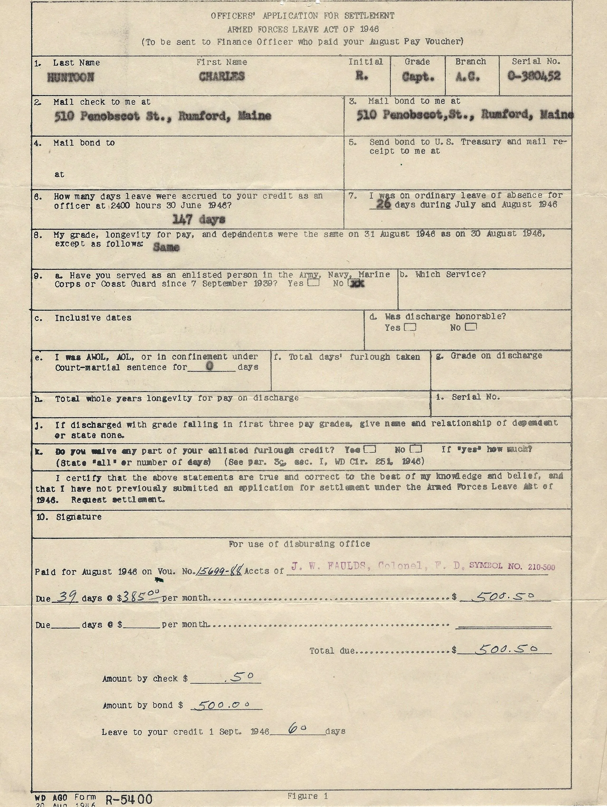 Original U.S. WWII B-24 Liberator Hoo Jive 734th Bomb Squadron Named Pilot Grouping - POW