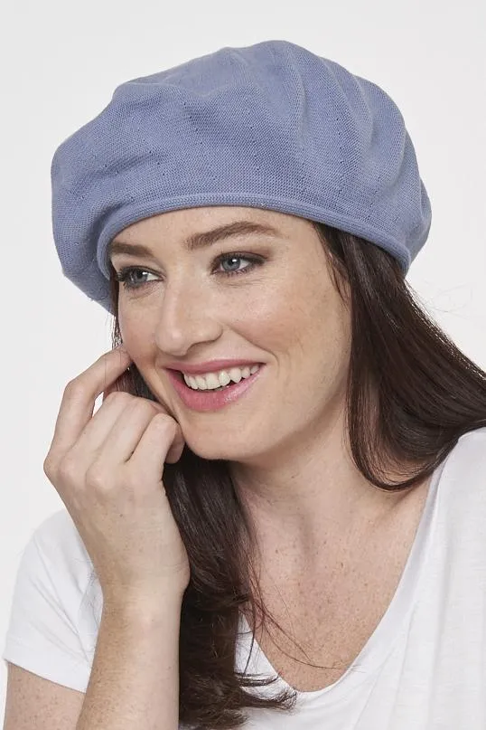 *Parkhurst 11-1/2 Inch Diameter Cotton Knit Beret, Style#30017