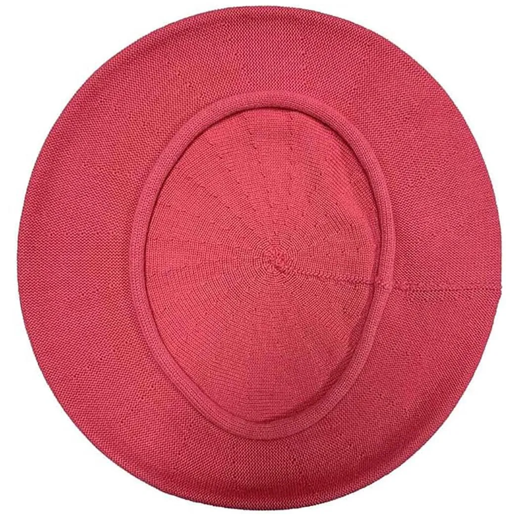 *Parkhurst 11-1/2 Inch Diameter Cotton Knit Beret, Style#30017