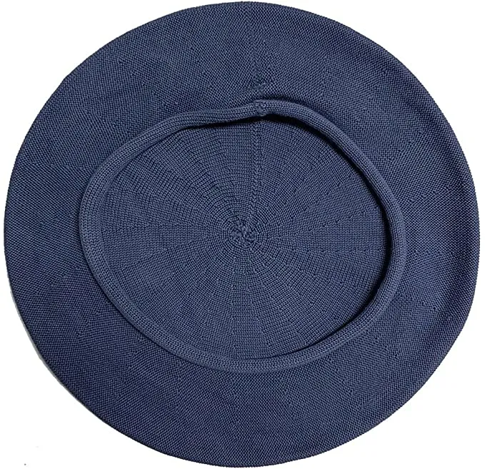 *Parkhurst 11-1/2 Inch Diameter Cotton Knit Beret, Style#30017