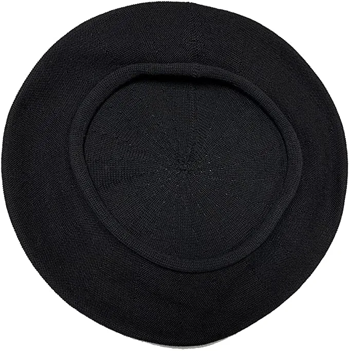 *Parkhurst 11-1/2 Inch Diameter Cotton Knit Beret, Style#30017