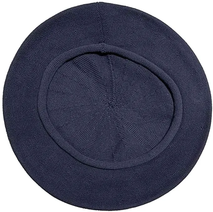 *Parkhurst 11-1/2 Inch Diameter Cotton Knit Beret, Style#30017