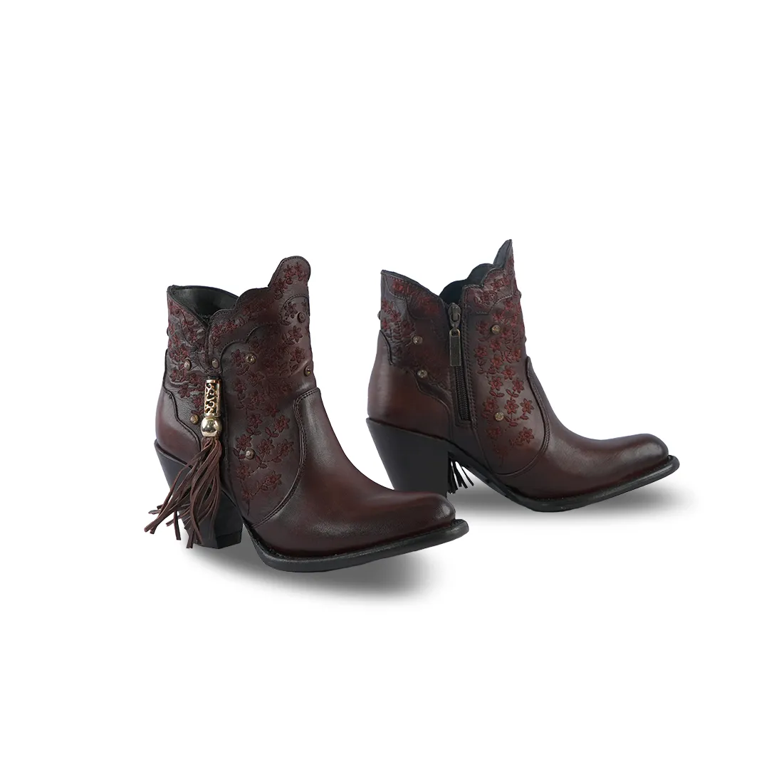 Platino Texas Country Womens Boot Peli Walnut Ximena