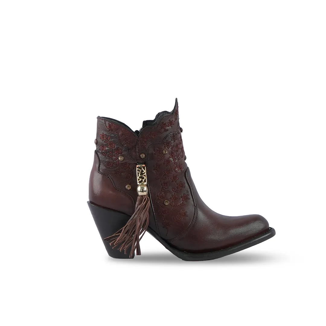 Platino Texas Country Womens Boot Peli Walnut Ximena