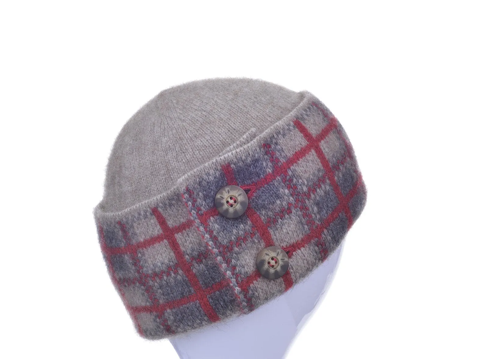 Possum Merino Tartan Hat