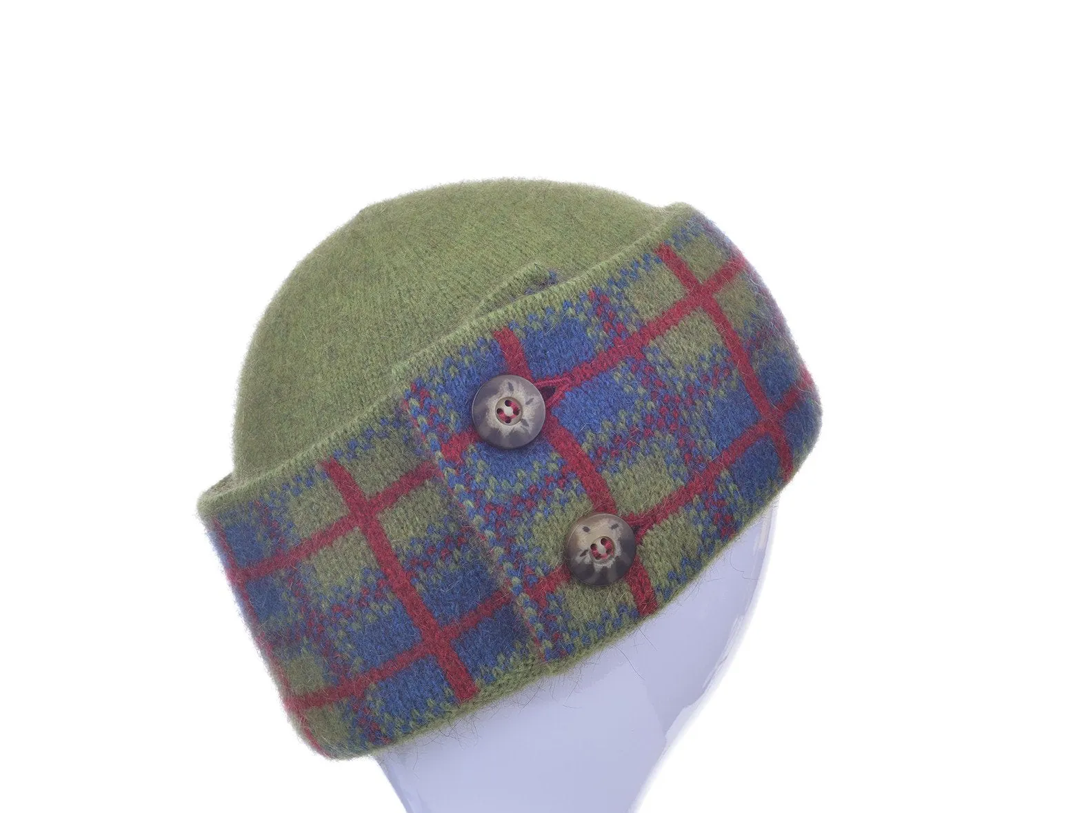 Possum Merino Tartan Hat