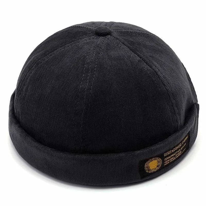 Retro Brimless Skull Cap