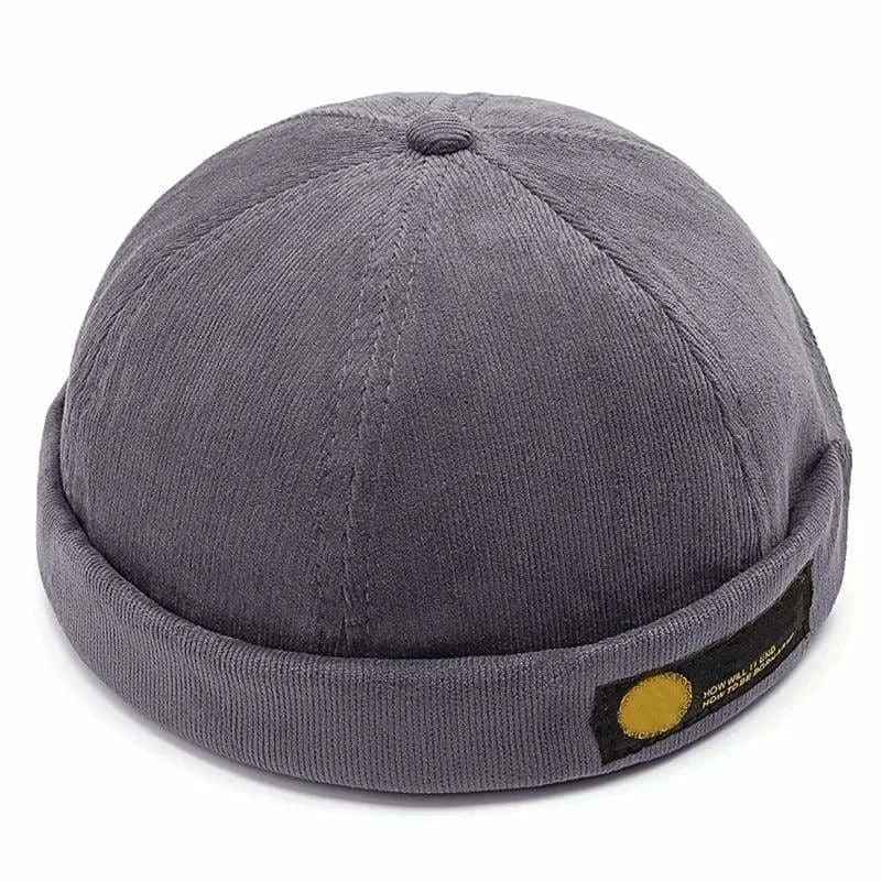 Retro Brimless Skull Cap