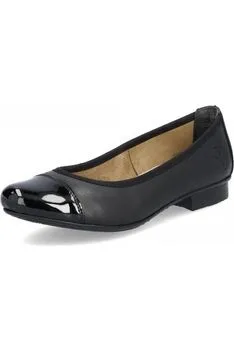 Rieker Ladies 51998-00 black ballerina