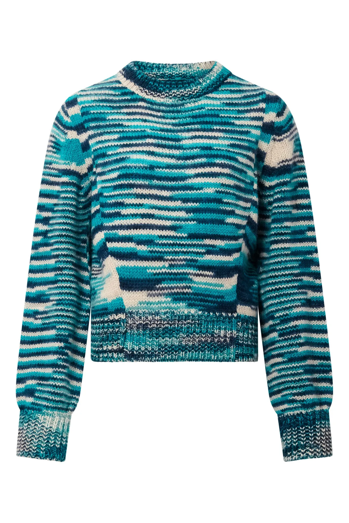 SANG Handknit Wool Jumper - Blue