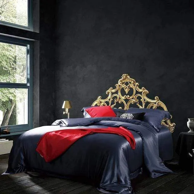 Satin 100% Pure Mulberry Silk Bedding Sets Duvet Cover