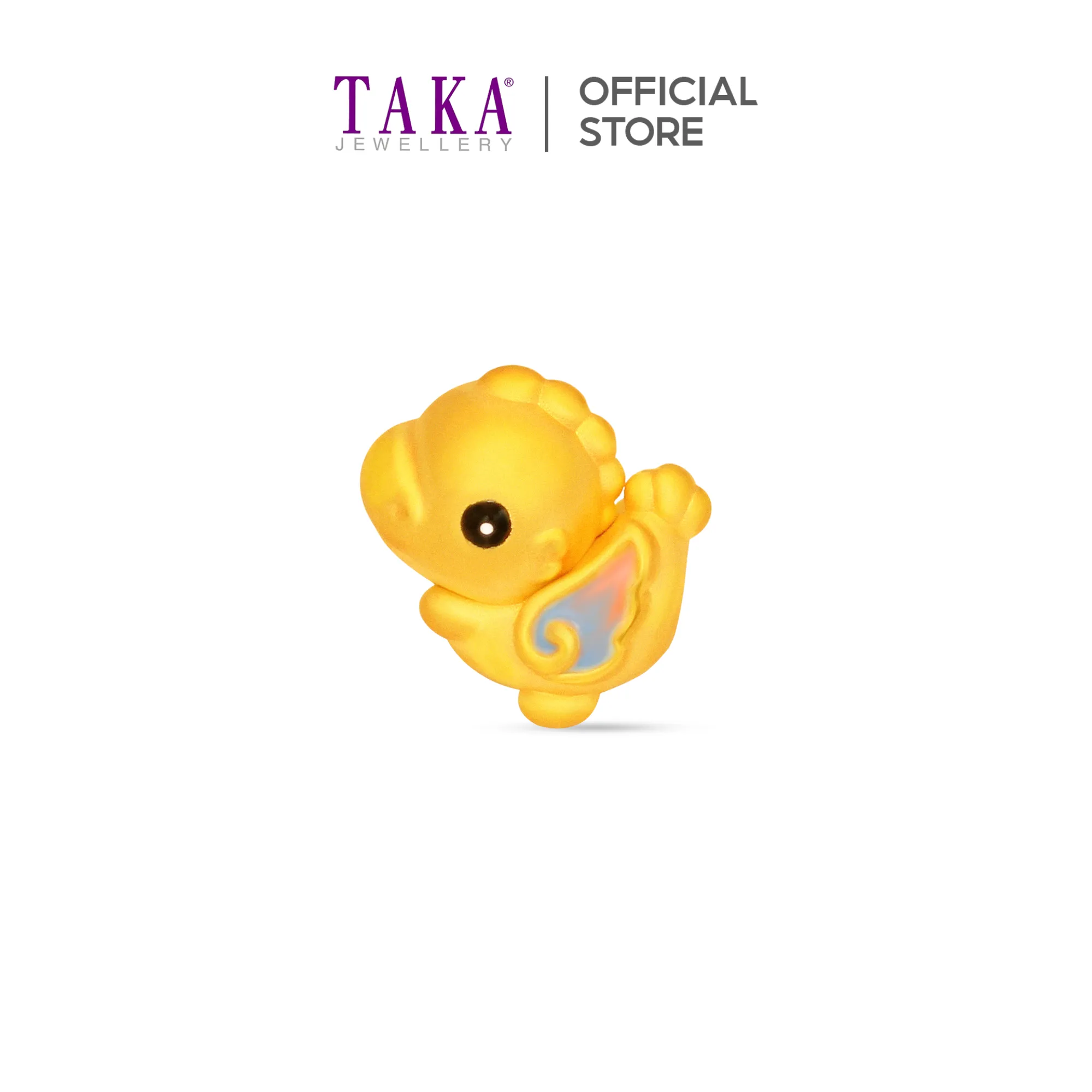 TAKA Jewellery 999 Pure Gold Charm Little Dino