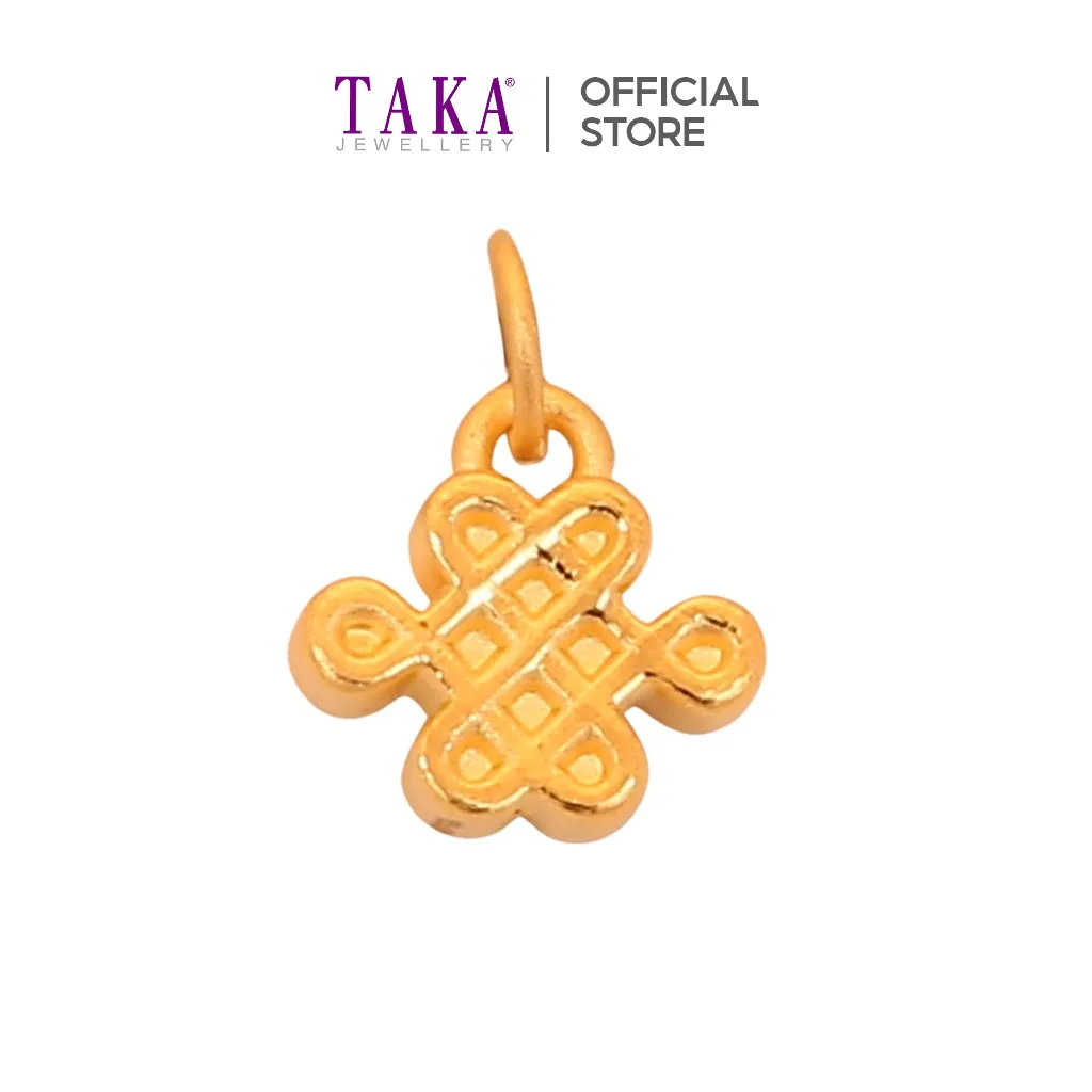 TAKA Jewellery 999 Pure Gold Pendant RuYi