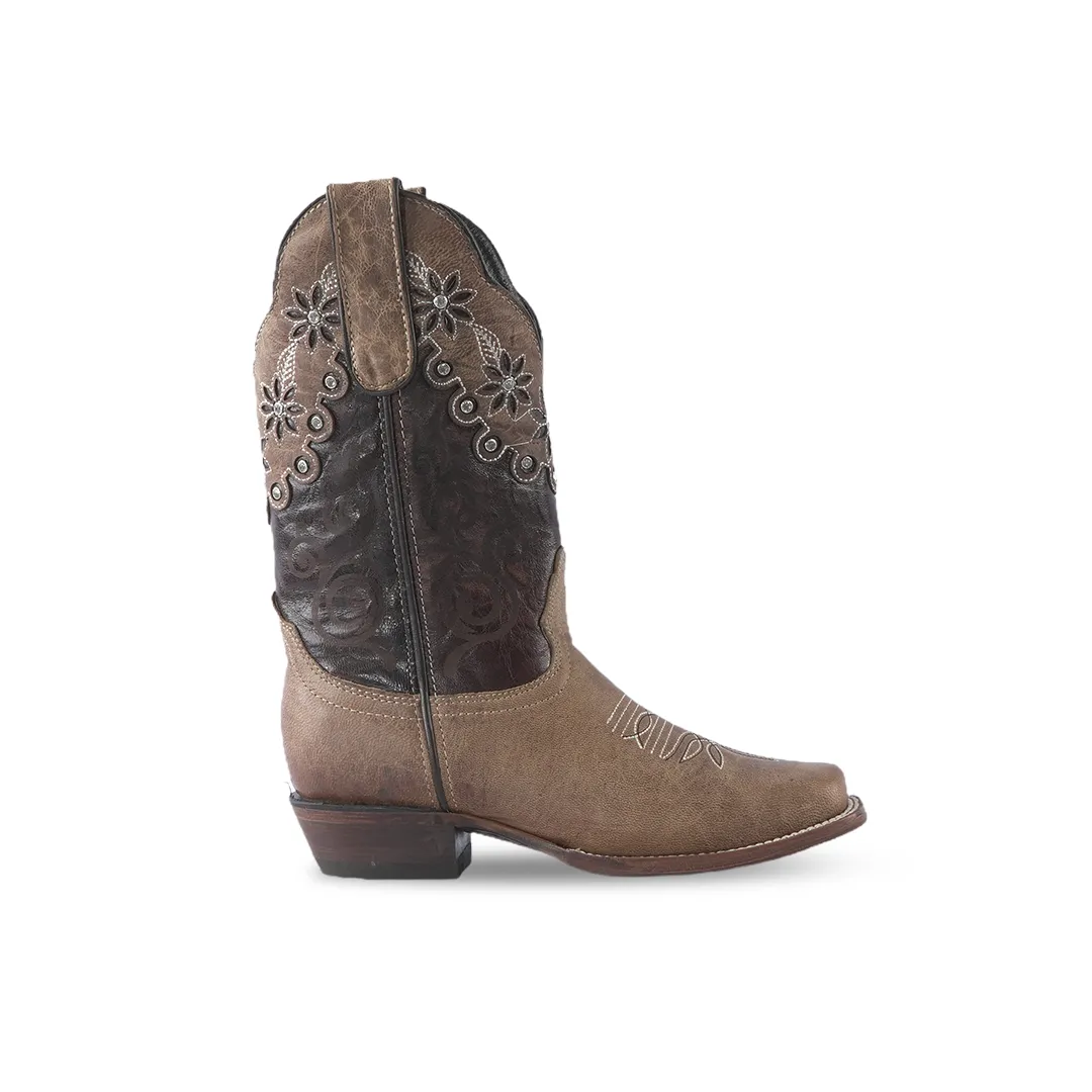 Texas Country Women's Western Boot Sierra Paja Frontier E387