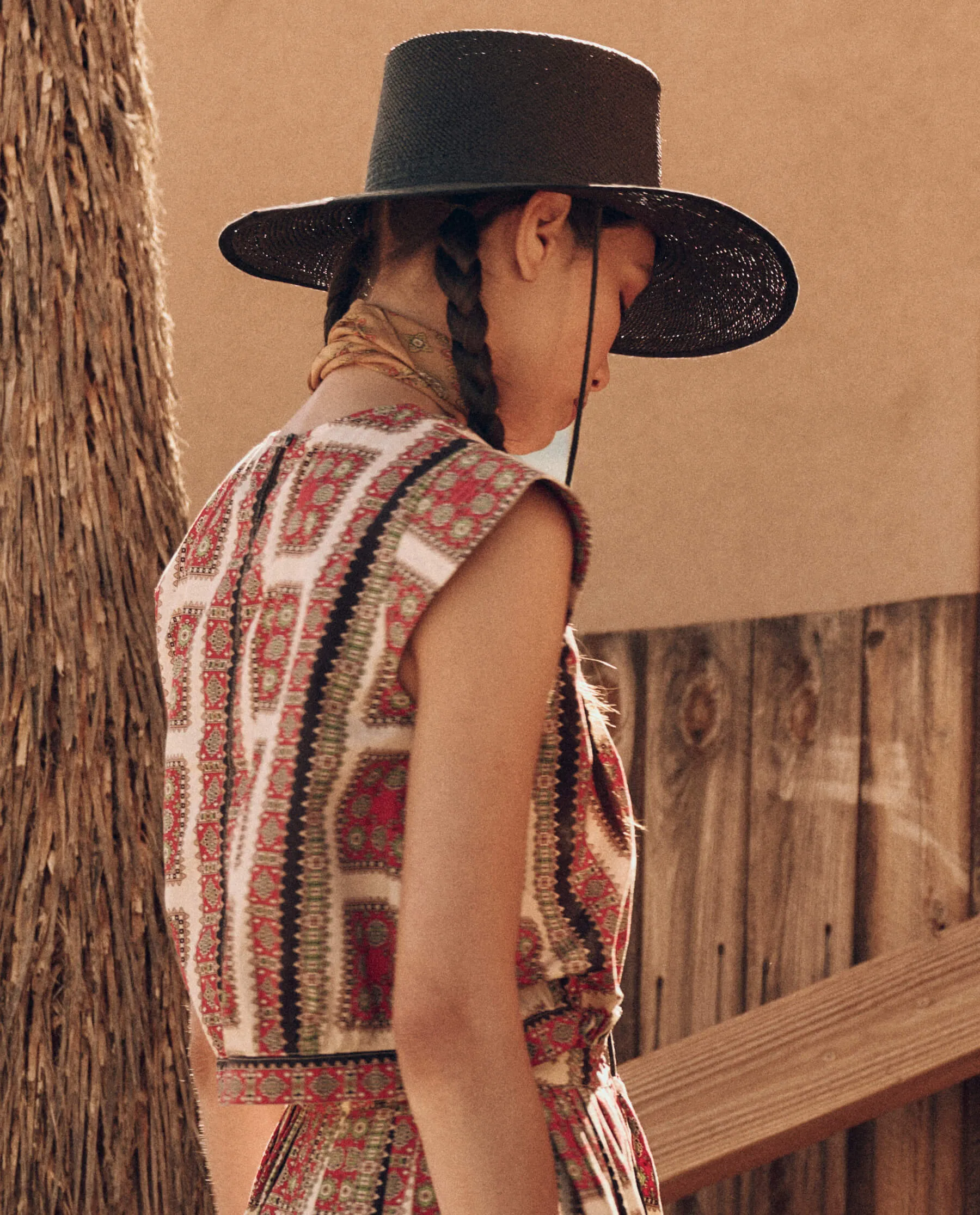 The Great Midland Top in Westward Bandana Print