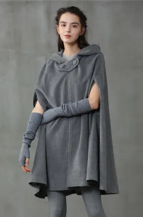 The New Yorker | Hooded Cashmere Cape