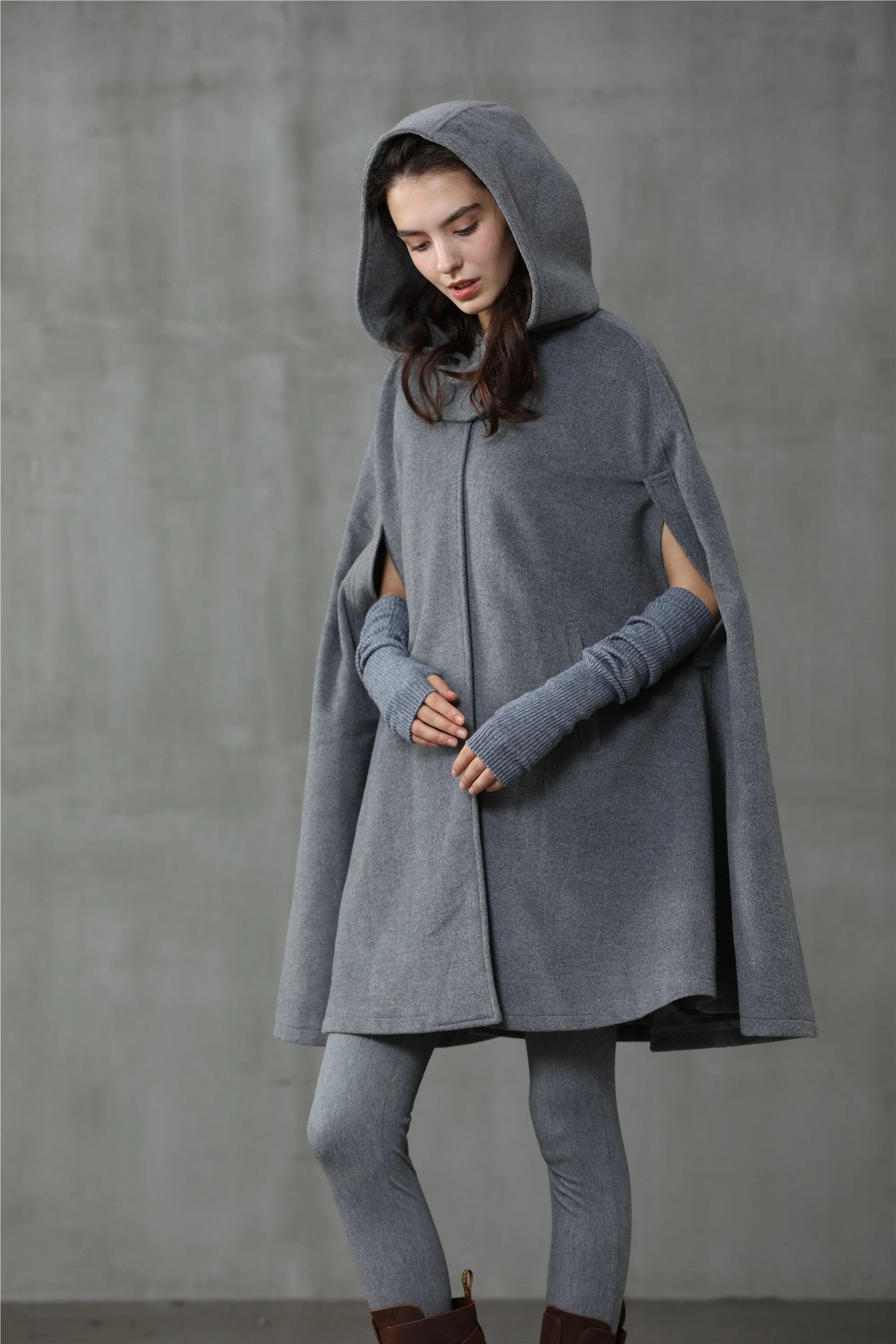 The New Yorker | Hooded Cashmere Cape