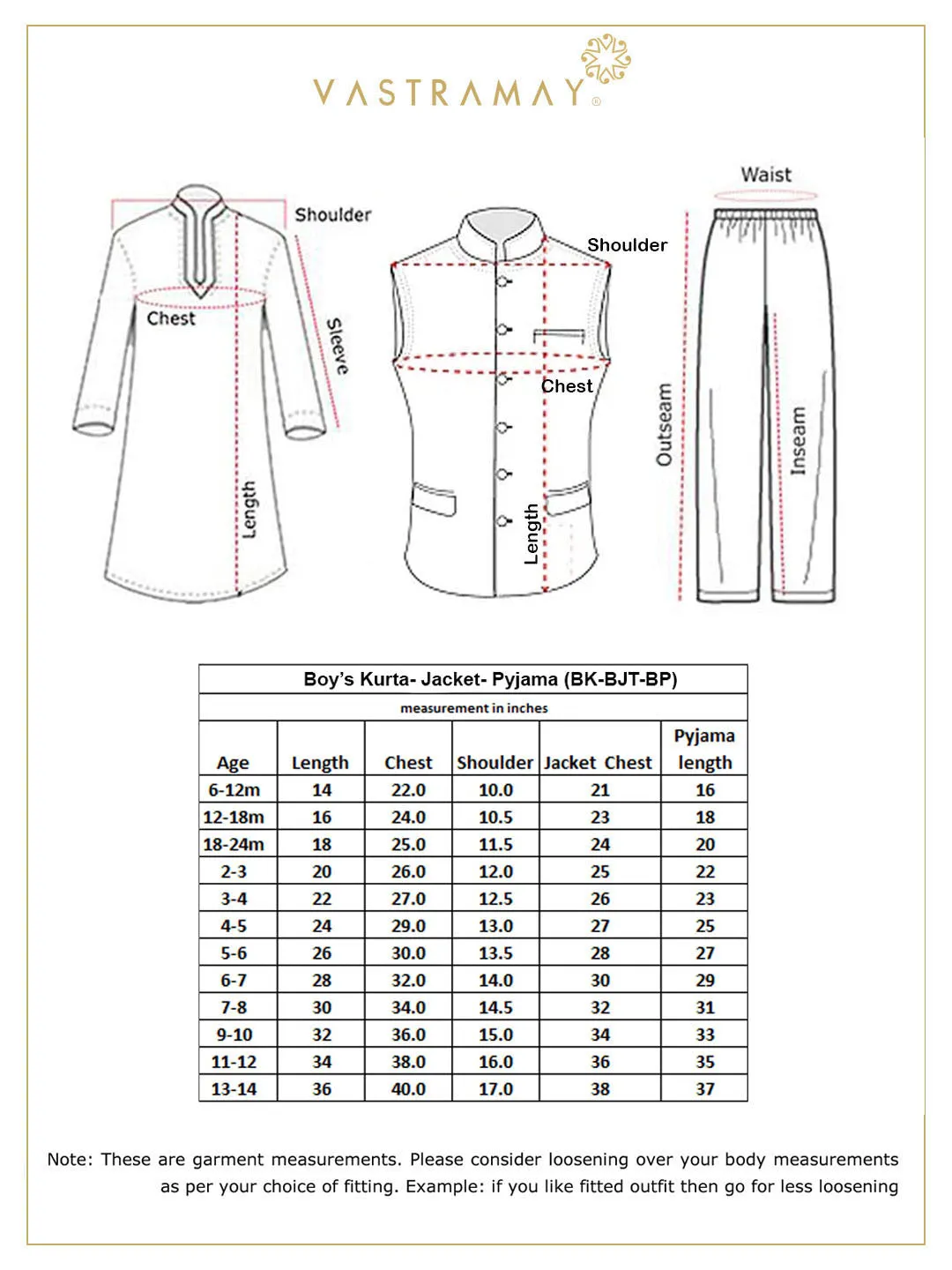 Vastramay Boy's Aqua Floral Printed Nehru Jacket With Mustard Kurta And Pyjama Set