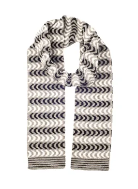 Women's Chevron Pattern Knitted Scarf