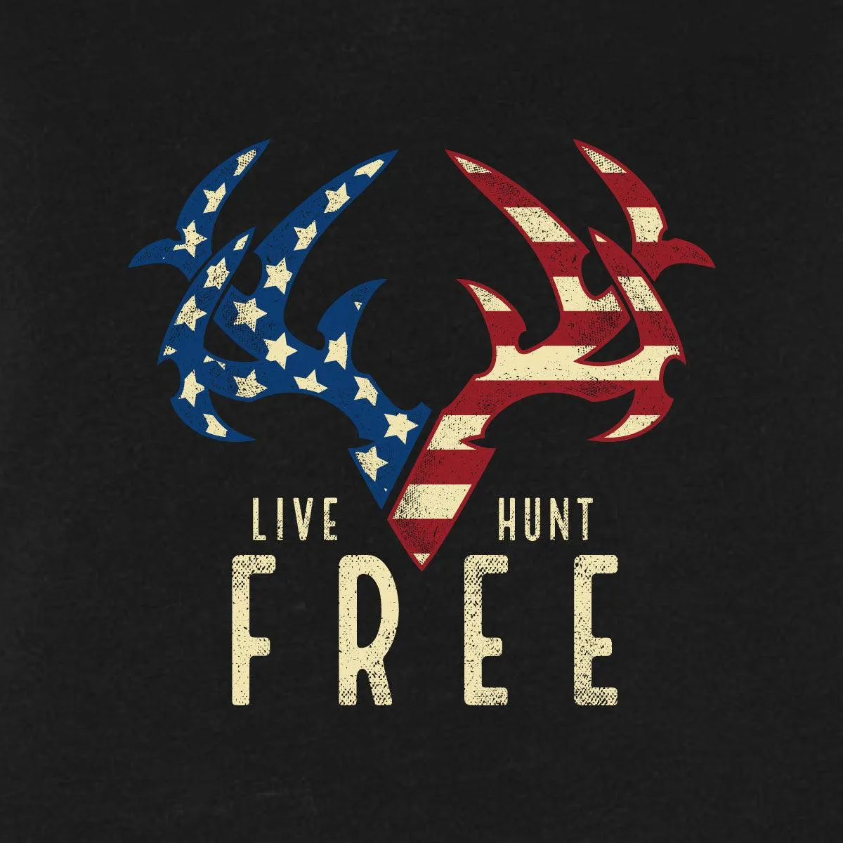 Womens Patriot Rak Buck Tee - Clearance